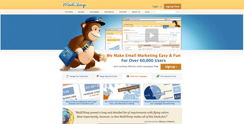 Web design trend example