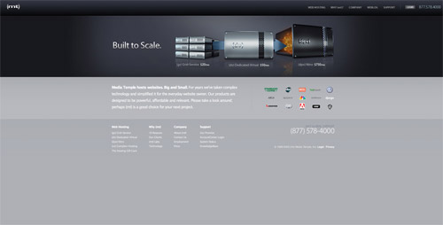 Web design trend example